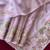 Lavender pure loom tussar with all over forest style hand embroidery