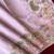 Lavender pure loom tussar with all over forest style hand embroidery