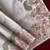 Grey pure loom tussar with all over forest style hand embroidery