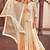 Elegant white pure cotton angrakha anarkali with foil mirror and thread embroidery work