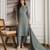women's pure cotton embroidery work kurta pant with dupatta set