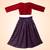 Cotton silk & cotton top & lehenga