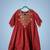Red Silk kurti & dhoti