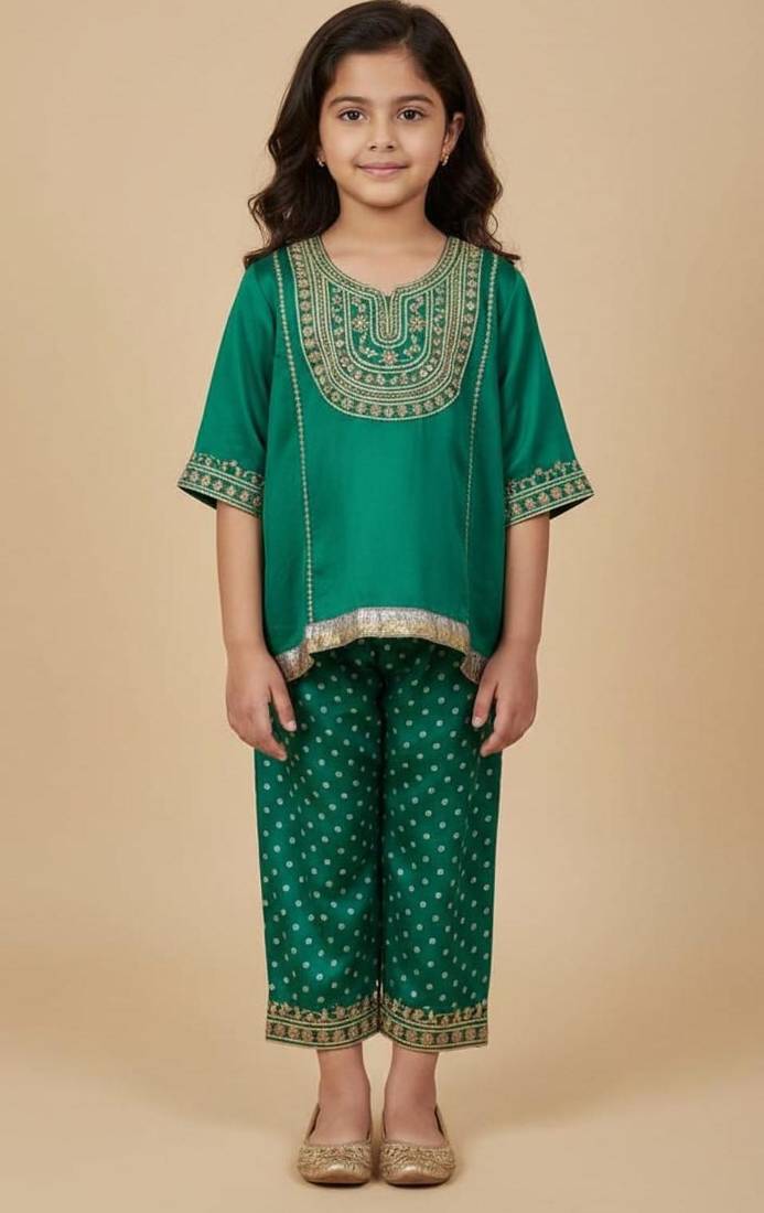 Modal satin a line anarkali with salwar