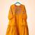 Silk anarkali top with silk dhoti