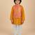 Modal satin & cotton satin kurta pyjama jacket