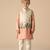 Silk & cotton satin kurta pyjama jacket