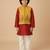 Silk & cotton satin kurta pyjama jacket