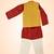 Silk & cotton satin kurta pyjama jacket