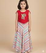 Silk & muslin top & sharara sharara