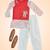 Silk, muslin & cotton satin kurta, pyjama, jacket