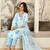 women's pure cotton floral printed kurta pant with dupatta set