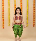 marron orange Girls's indowestern dhoti suit,salwar suit sets