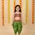 marron orange Girls's indowestern dhoti suit,salwar suit sets