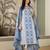 women's pure cotton floral printed kurta pant with dupatta set