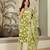 women's pure cotton embroidery work printed kurta pant with dupatta set