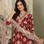 women's pure cotton embroidery work printed kurta pant with dupatta set