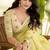 Lemon linen beautiful tussle on pallu casual wear saree
