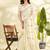 Off-white linen beautiful tussle on pallu casual wear saree