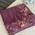 Onion pink crush silk saree with all over embroidery design and cut work design