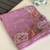Pink crush silk saree with all over embroidery design and cut work design