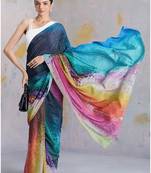 Multicolor saree New Arrival – Satin Splendor Collection 