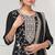 Black embroidered vichitra semi-stitched pakistani salwar suit