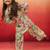 Vastramay girls' mint green cotton kurta with palazzo set - navratri special