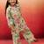 Vastramay girls' mint green cotton kurta with palazzo set - navratri special