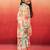 Vastramay girls' cream cotton kurta with palazzo set - navratri collection