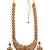 Gold plated goddess semibridal necklace set