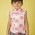 cotton sleeveless printed kurta and solid dhoti - grey
