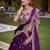 Purple sequin thread lehenga Choli