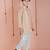 cotton full sleeves stripe kurta and pyjama- orange