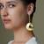 Gold plated earrings