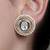 Gold plated kundan stud earrings