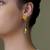 Gold plated earrings