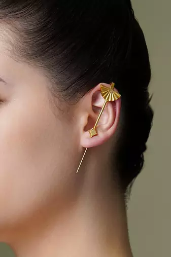 Gold plated Ear cuffs
