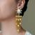 Gold plated earrings
