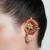Gold plated Pink Stone ear cuffs