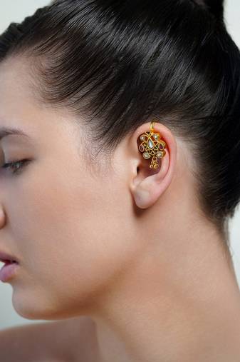Gold plated ear cuffs