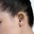 Gold plated Pink stone ear cuffs