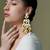 Gold plated earrings