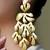 Gold plated earrings