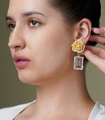 Gold plated earrings