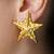 Gold plated earrings