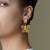 Gold plated earrings