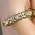 Gold plated kundan bangles