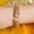 Gold plated kundan bangle