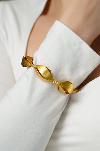 Gold plated bracelet